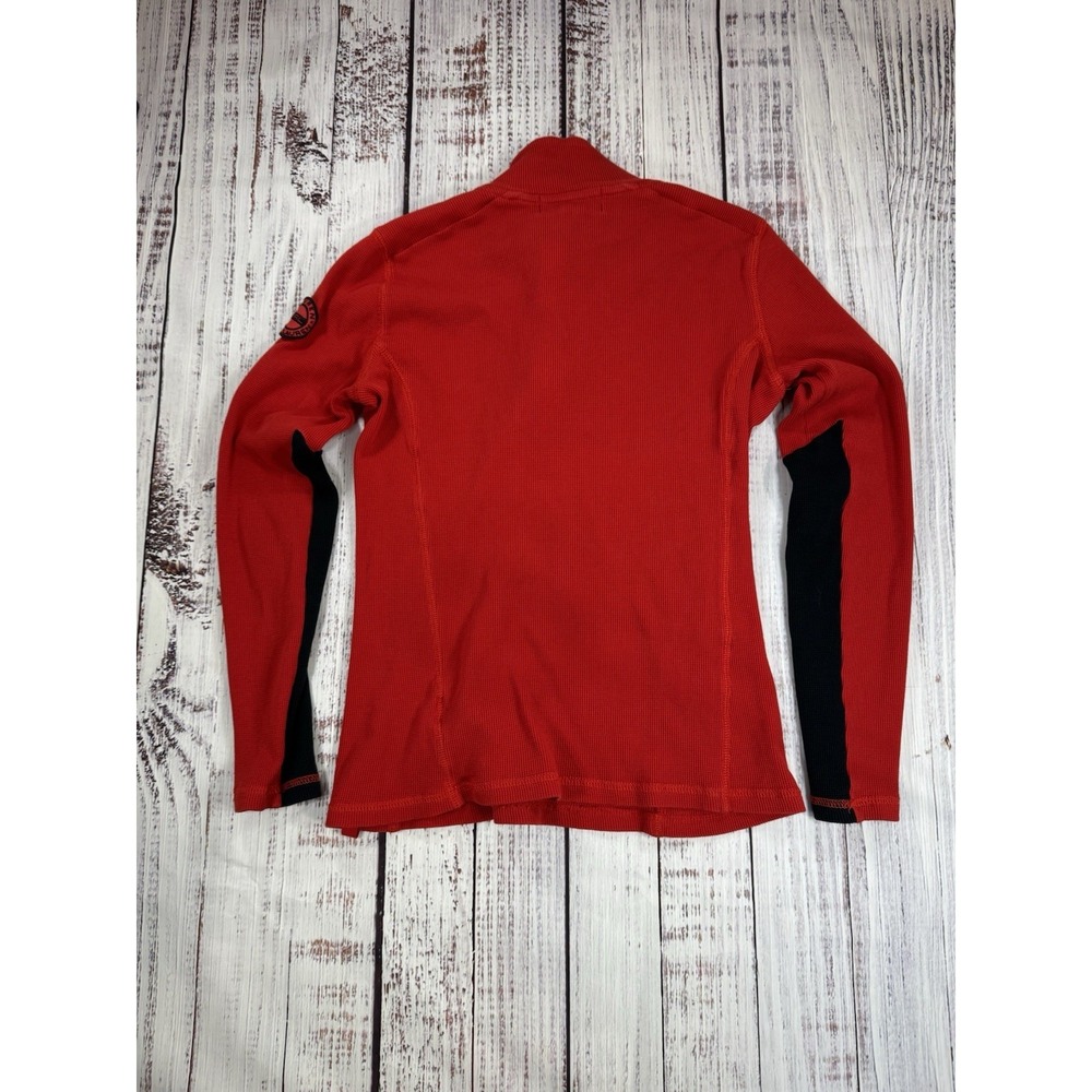 Ralph Lauren Women L-RL Active Red Block Sweater Zipper Women's Size M - Picture 15 of 16